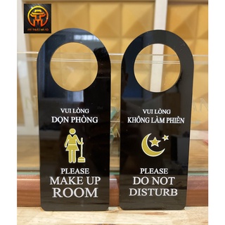 In thẻ dọn phòng khách sạn, bảng DND bằng Mica, Mythuathanoi.info tại Hà Nội, HCM