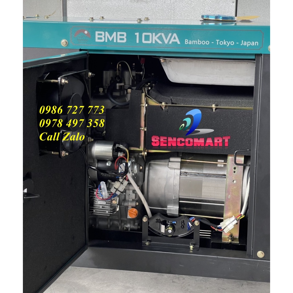 Máy phát điện Bamboo BmB10KVA giá rẻ ở đâu bán