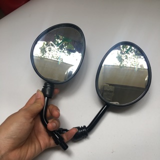 Gương xe máy, kiếng xe máy, kính chiếu hậu, gương chiếu hậu, lắp đặt dễ dàng và gọn nhẹ