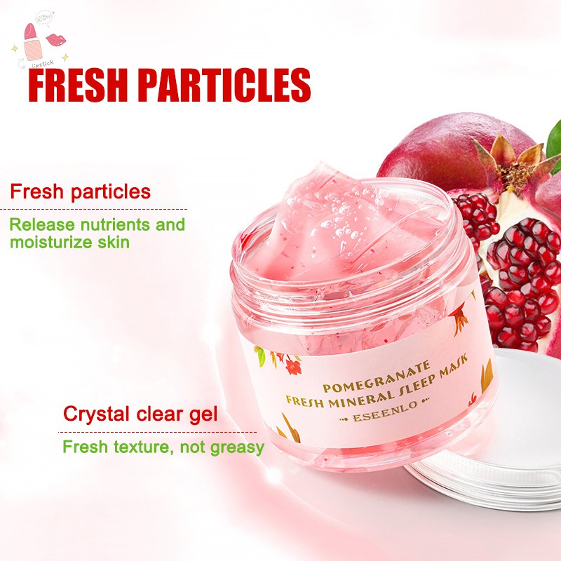Red Pomegranate Mask Whitening Moisturizing Anti Wrinkle Facial Mask Brighten Skin Care Gel | BigBuy360 - bigbuy360.vn