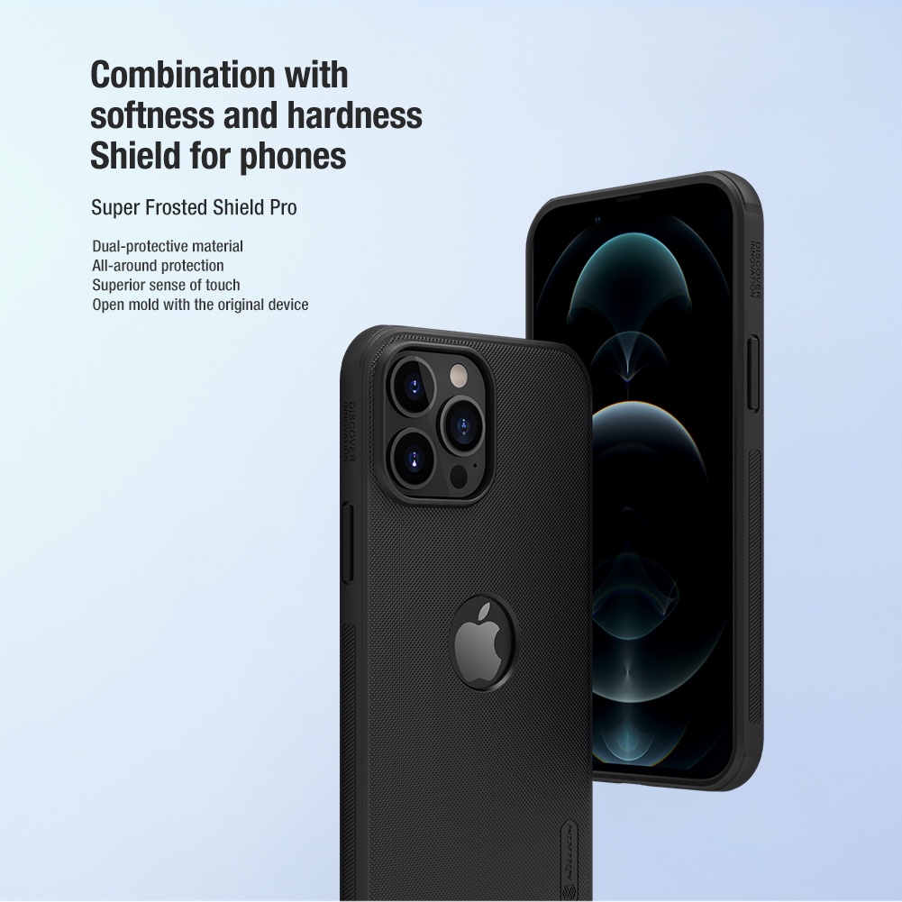 Ốp điện thoại Nillkin tpu + pc siêu mỏng mặt nhám chống sốc/ dấu vân tay thích hợp cho iPhone 13 Pro Max/ 13 Pro/ 13