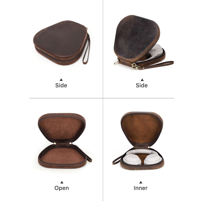 Túi Đựng Bảo Vệ Tai Nghe Có Khóa Kéo Cho Sony WH-1000XM4 Sự Bảo Vệ