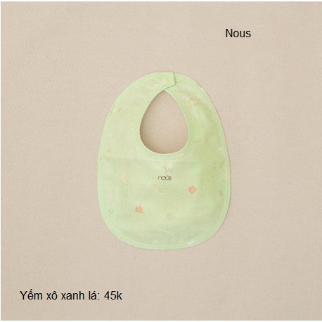 Yếm xô Nous cho bé sơ sinh
