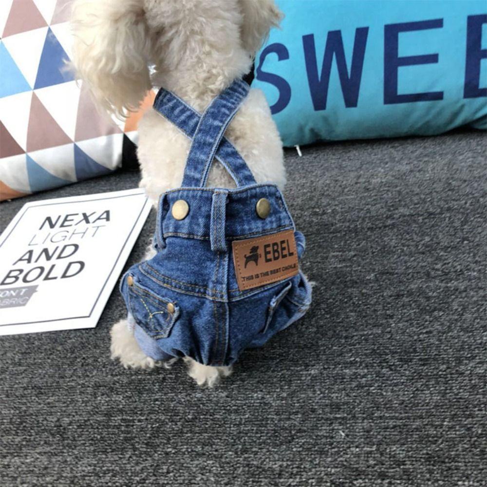 Áo Khoác Denim NORMAN Pug Chihuahua Cho Thú Cưng