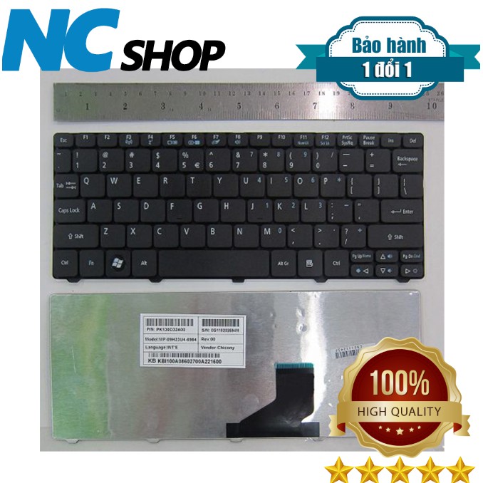 Bàn phím laptop Acer eMachines 350 355, Gateway LT21 LT22 LT23 LT25 LT27 LT28 LT32 LT40 – D255/532