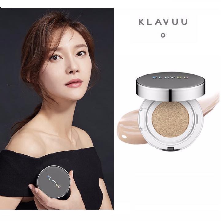 Phấn nước Cushion Klavuu che phủ tốt, tạo làn da căng bóng spf 50