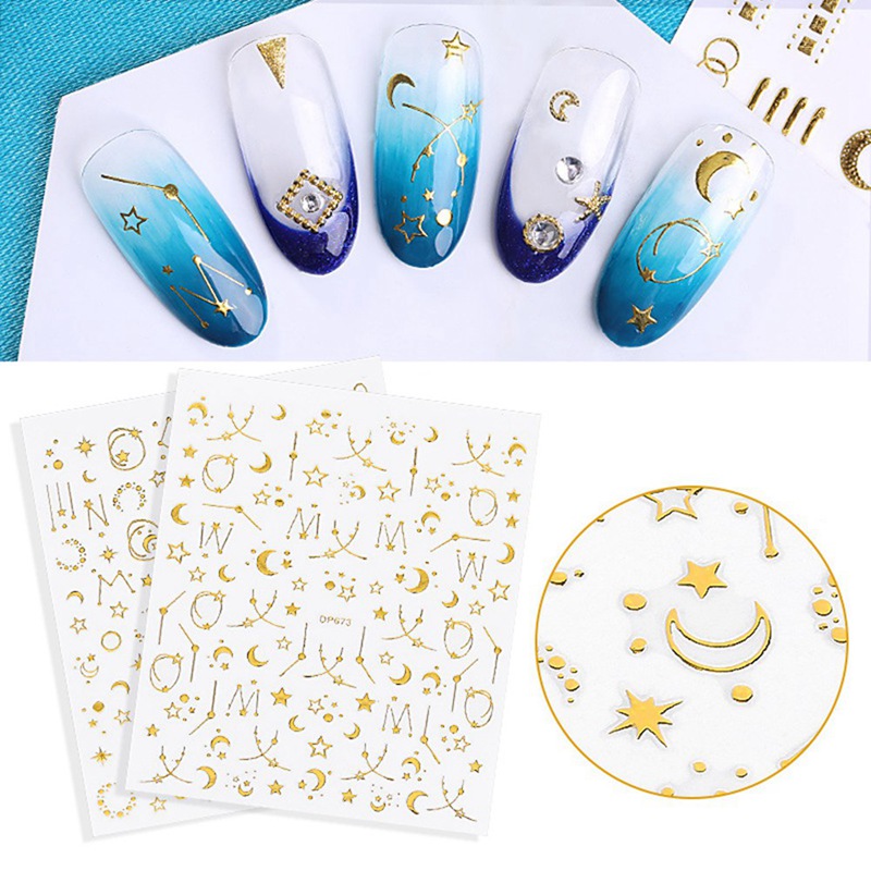 Decal Chấm Bi Dán Móng Nghệ Thuật