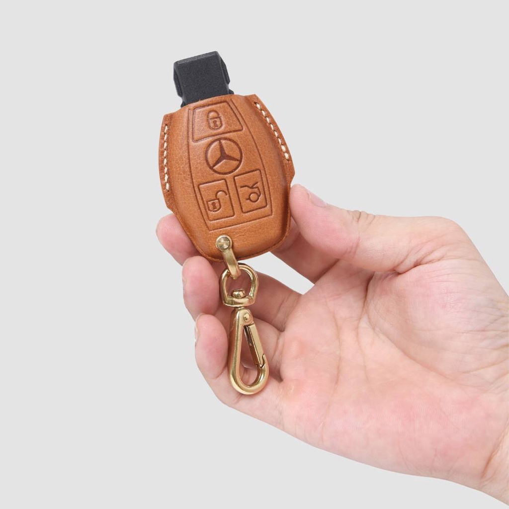 Bao khoá ô tô da thủ công cho xe hơi Mercedes FUKIA BKX015