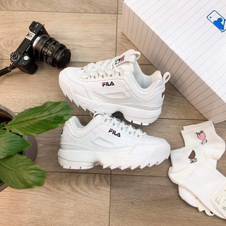 Giày FILA Auth 🔴 FILA Disruptor 2 Hàn Quốc Chuẩn Chính Hãng - Giày FILA Cá Mập Tăng 5cm Chiều Cao