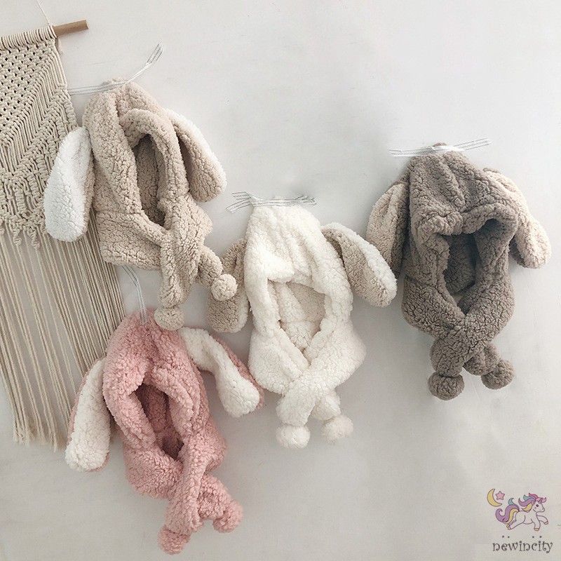 Nón trùm đầu tích hợp Khăn choàng cổ 2 trong 1 dành cho bé