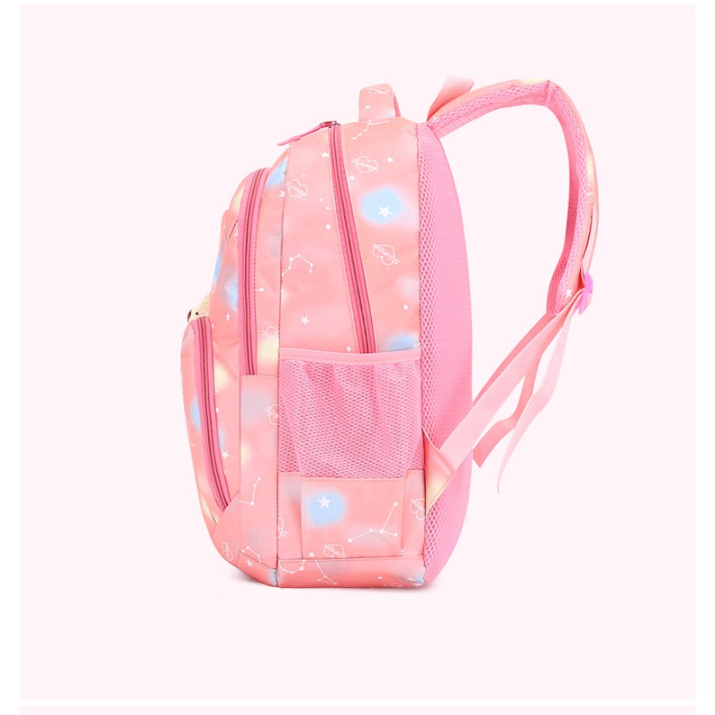 [CẤP 2, CẤP 3] Balo đi học cho bé gái trung học size cao 46cm, cặp sách học sinh màu loang cá tính