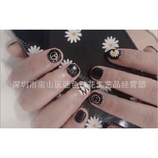 Sticker hoa cúc trang trí móng
