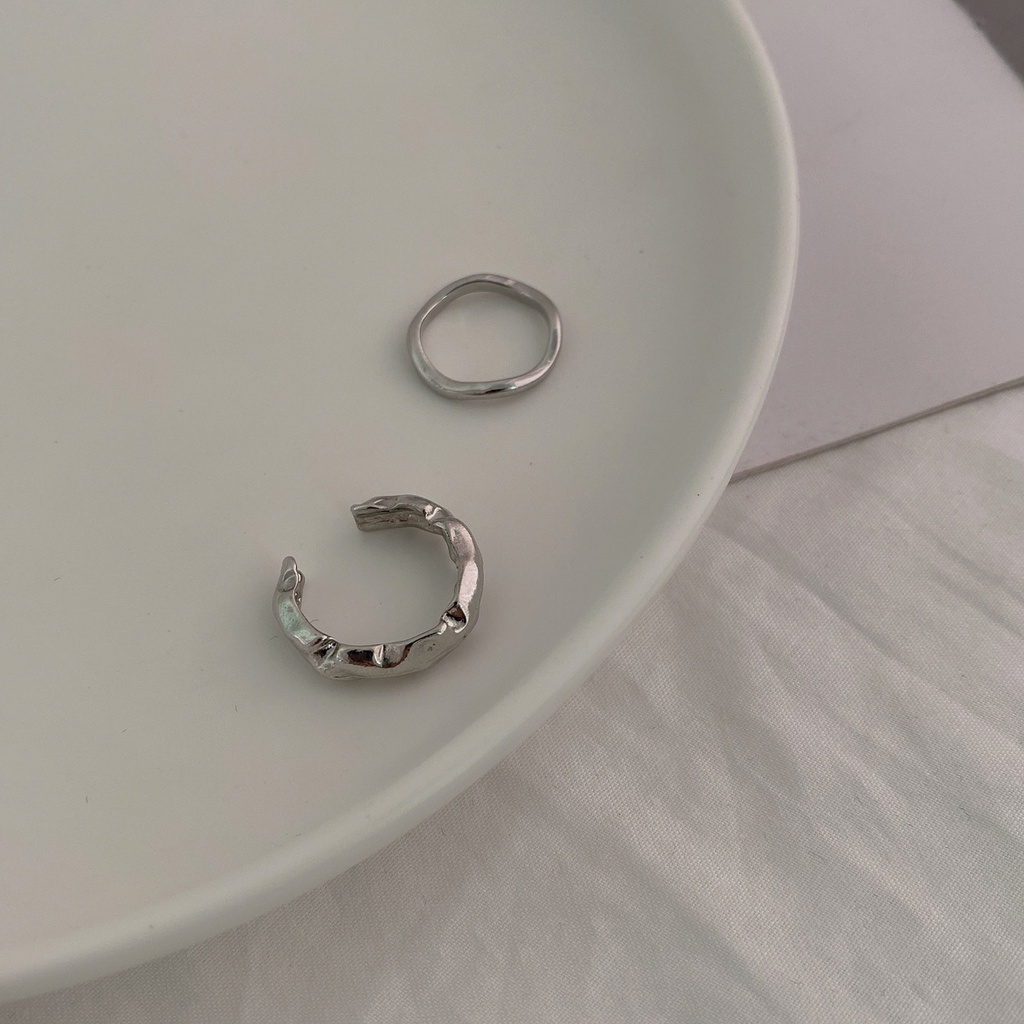 Nhẫn thiết kế đơn giản cao cấp có thể điều chỉnh kích thước 22797