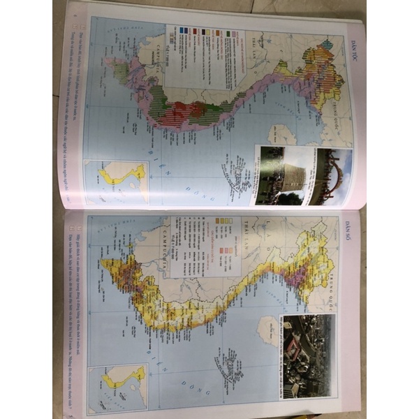 Sách Tập Bản đồ Địa lí 9 - in màu kèm 1 bút chì