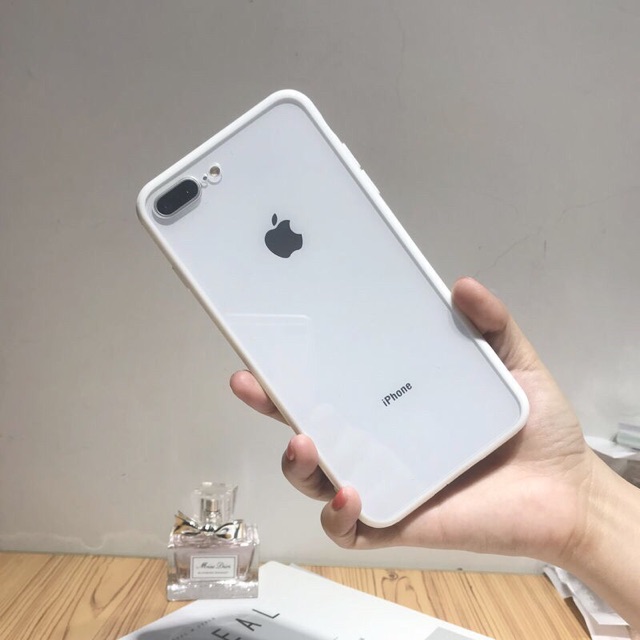 Ốp Lưng Viền Màu iPhone 5/5s/6/6s/6Plus/6sPlus/7/8/7Plus/8Plus/X/Xs/XsMax/11ProMax Lưng Trong Cứng Chống Ố Viền Dẻo Màu