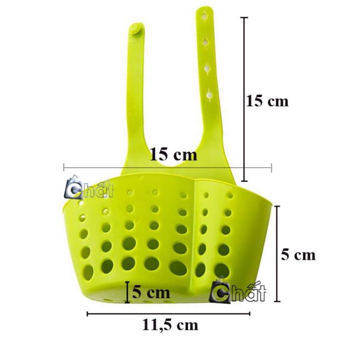 Giỏ nhựa treo bồn rửa chén Tiện Lợi