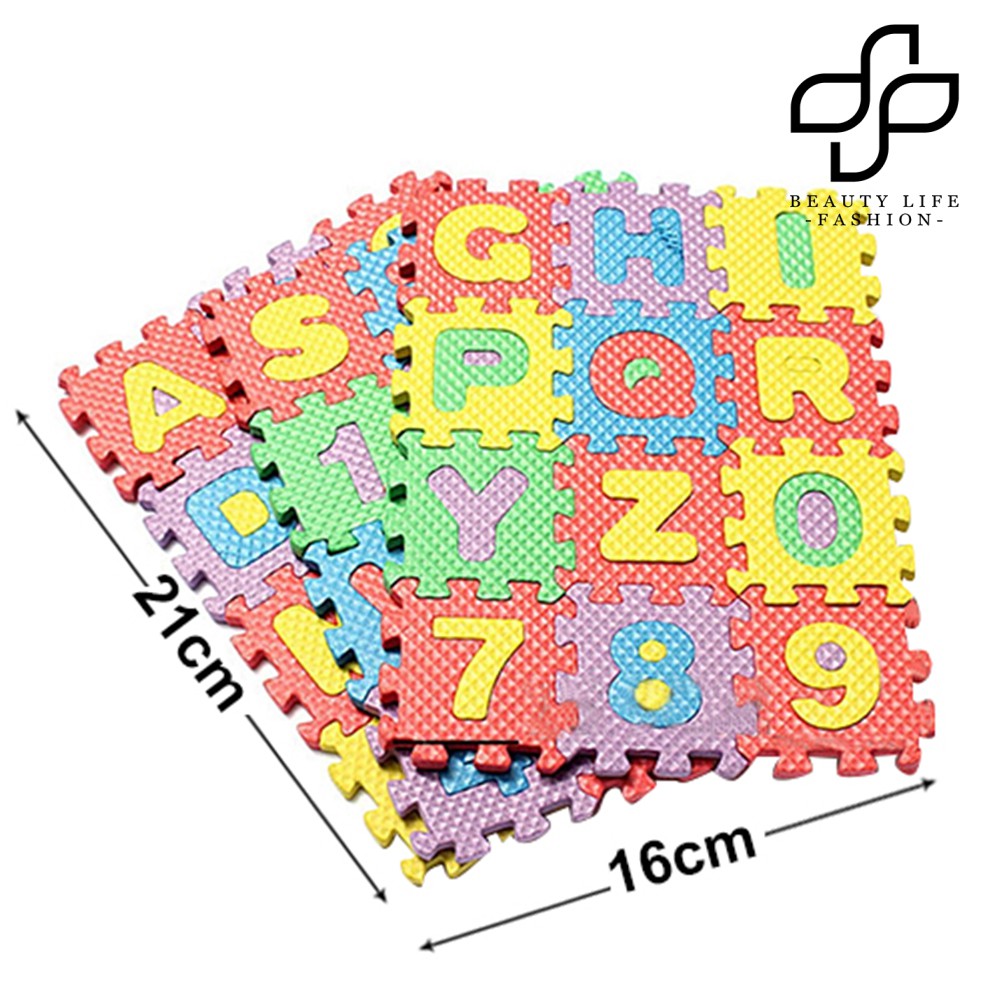 【NEW】36 Pcs/Set Child Kids Novelty Alphabet Number EVA Puzzle Foam Teaching Mats Toy