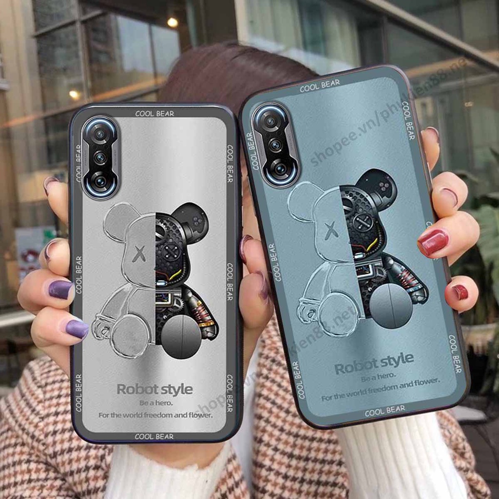 Ốp Xiaomi Redmi K30 / Redmi K30 5G bear, k@ws thương hiệu phong cách ốp lưng thời trang cao cấp