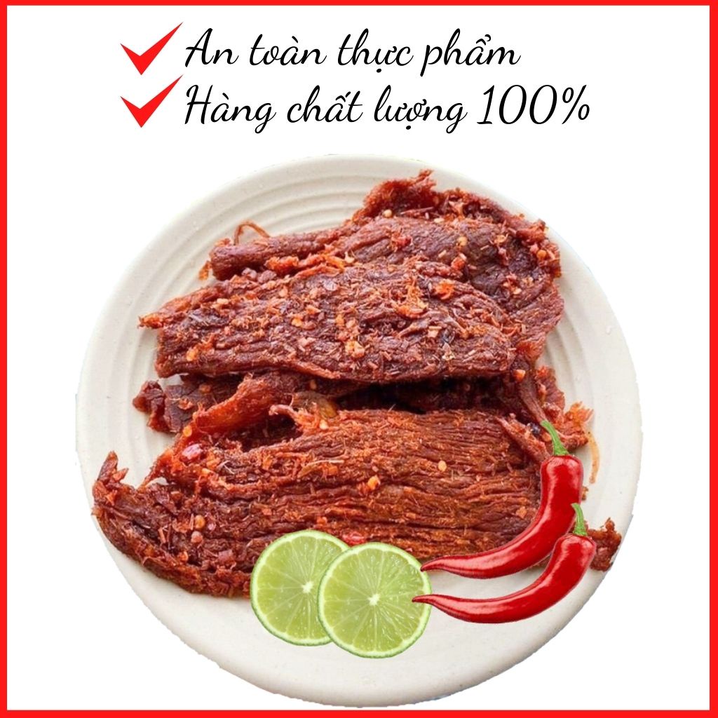 Bò khô miếng mềm, thơm ngon đặc sản Quảng Ngãi đậm chất nhà làm