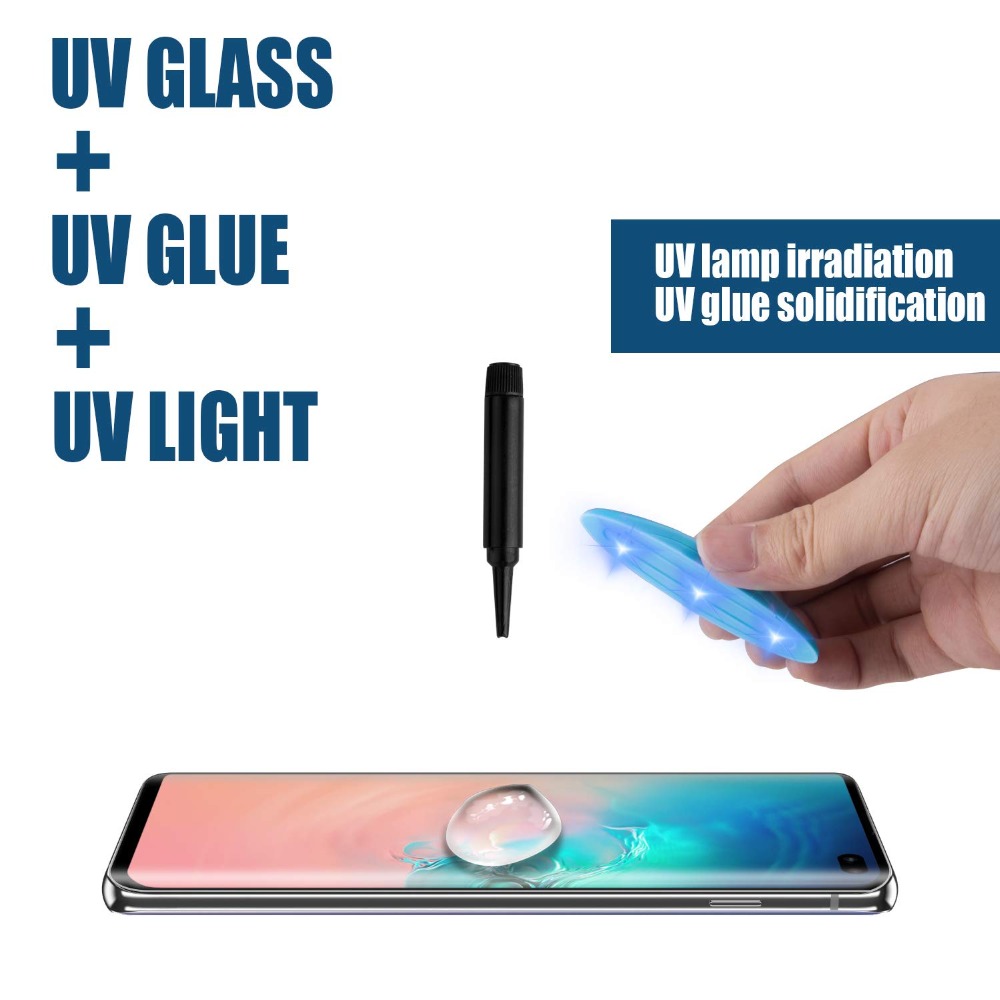 Kính Cường Lực Keo UV Full Viền Dành Cho Samsung Galaxy ss Note 20 Ultra 10 10+ S20 Ultra S10 S10+ S20+ Plus 5G