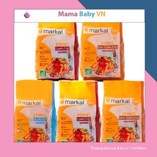 Mì spaghetti, xoắn, ống, nui penne hữu cơ Markal 500g Mamababyvn