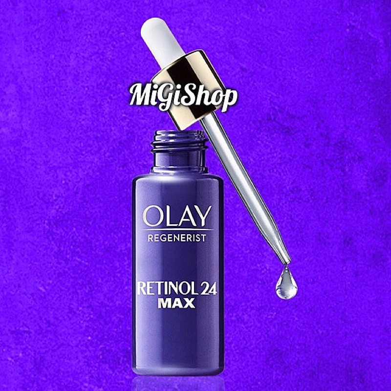 [Hàng Mỹ] Tinh Chất Dưỡng Da Ban Đêm Olay Retinol 24 Max Night Serum 40ml