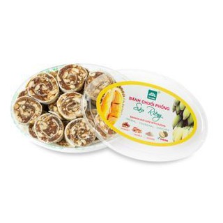 Bánh chuối phồng sầu riêng tư bông hộp 220g