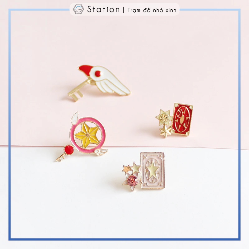 Pin cài áo quyền trượng/ ngôi sao Cardcaptor Sakura - GC236