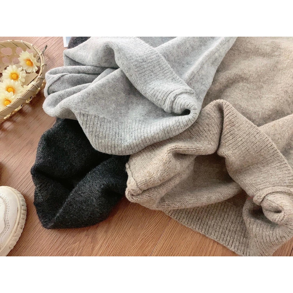 Áo len dáng dài Uniqlo dư xịn cho bé gái - chất len dày dặn - hàng dư siêu đẹp - có sẵn