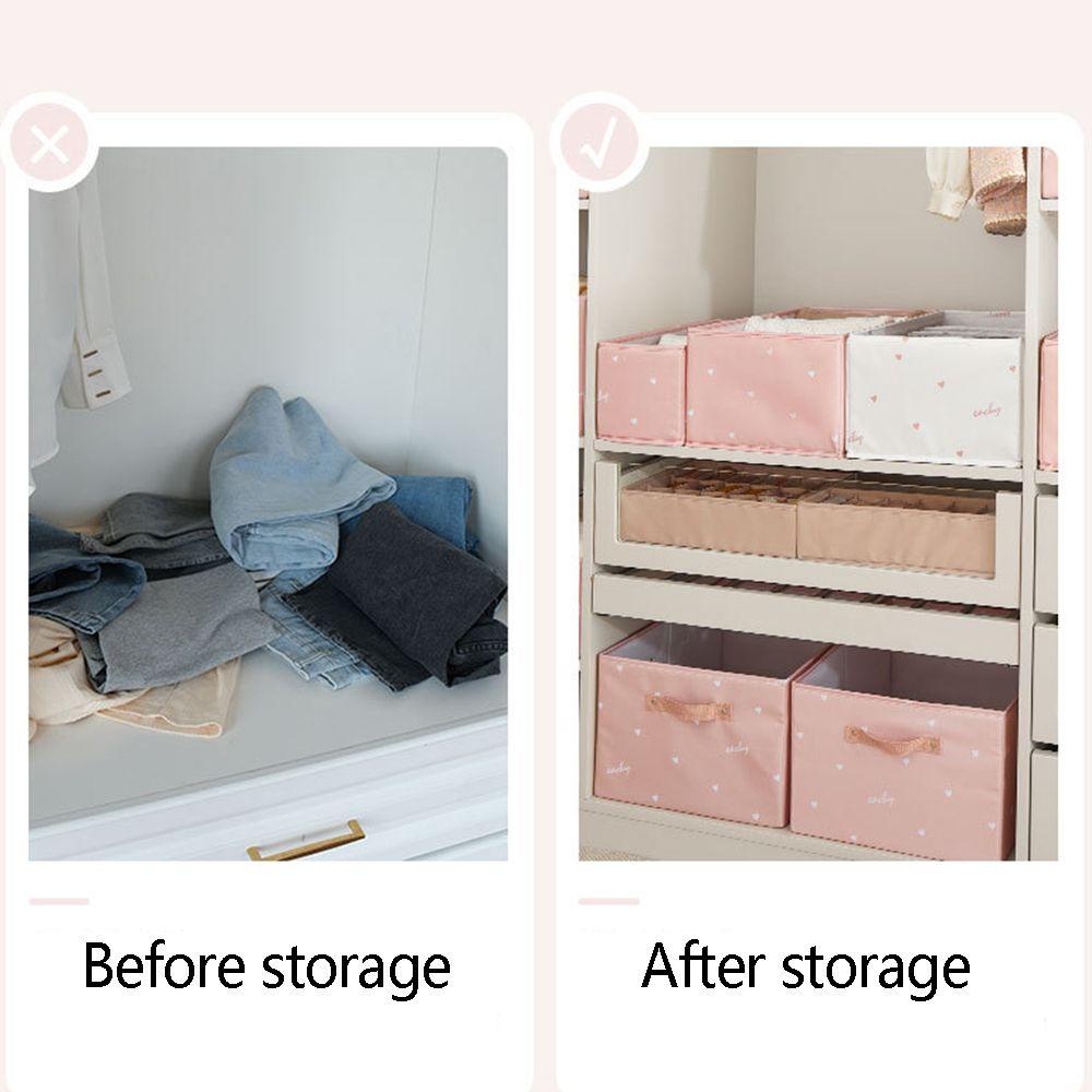 KUNHEV Hộp Đựng Quần Jean Chia Ngăn Thoáng Khí Bền Bỉ