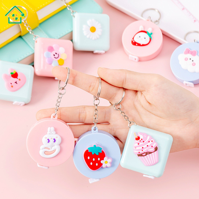 Thước Dây Mini Thiết Kế Hoạt Hình Nhiều Màu Sắc Dễ Thương