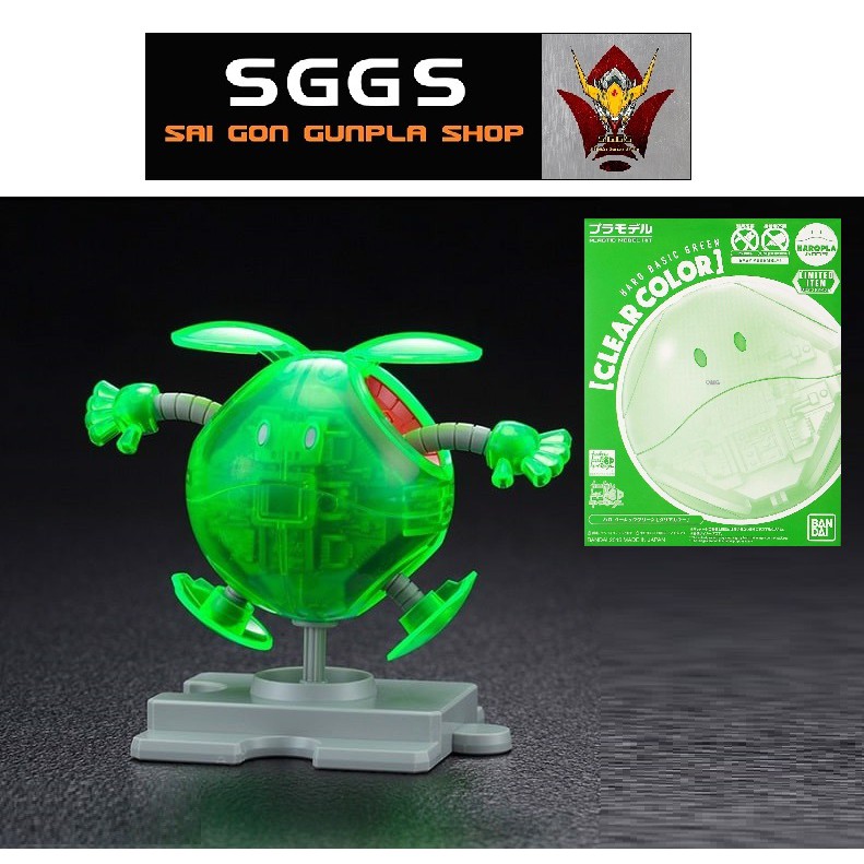 Mô Hình Lắp Ráp Haro Basic Green Clear Color Gundam Bandai 1/144 HG Haropla Haro HGBD Build Divers Đồ Chơi Anime Nhật