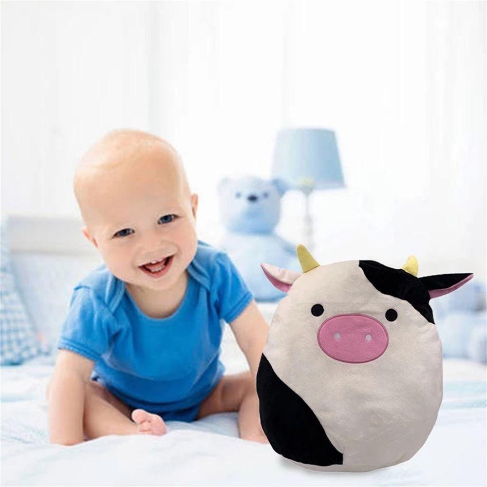 Bò Nhồi Bông Mềm Mại 20cm Dành Cho Trang Trí