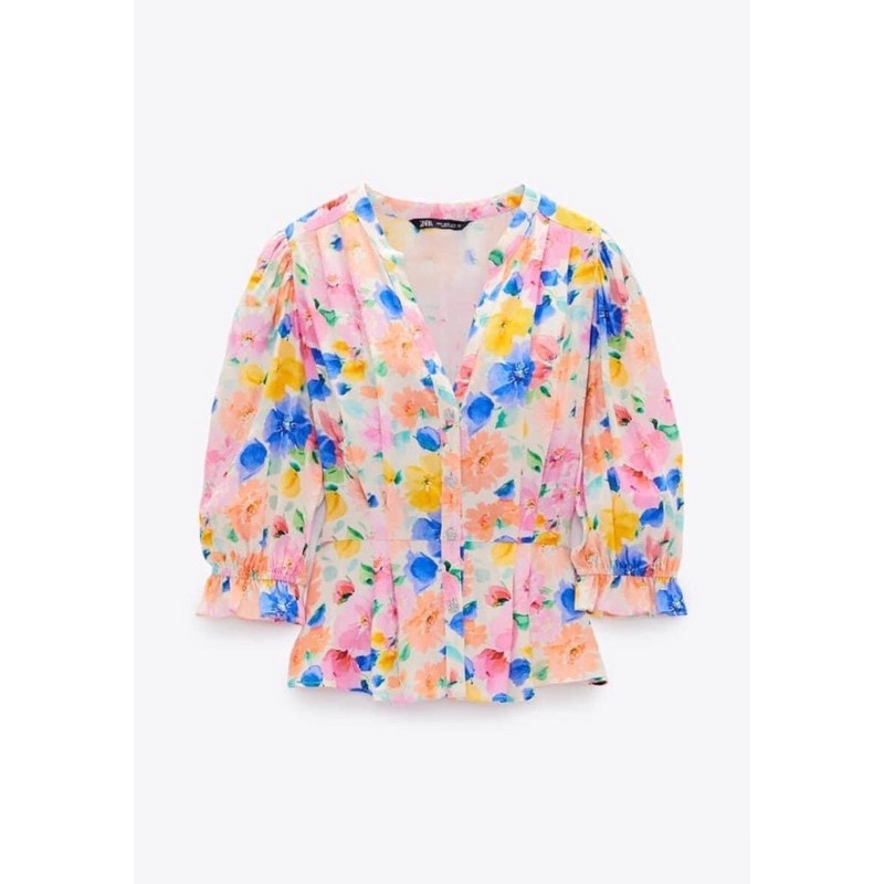 Áo hoa zara auth xinh