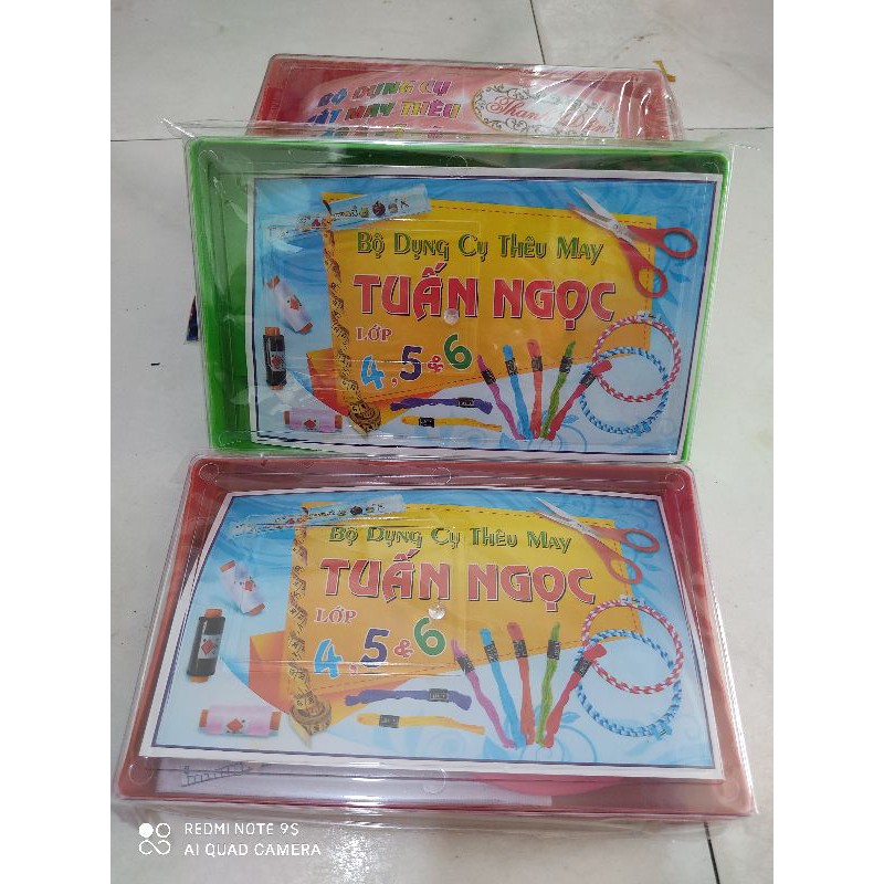 Bộ dụng cụ cắt may thêu lớp 4, 5, 6