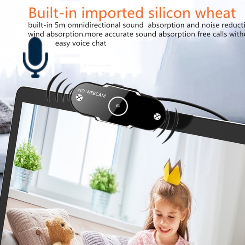 Webcam HD 1080P 1944P 720P 480P lấy nét tự động có mic kết nối máy tính dùng để phát sóng/dạy học trực tuyến | BigBuy360 - bigbuy360.vn