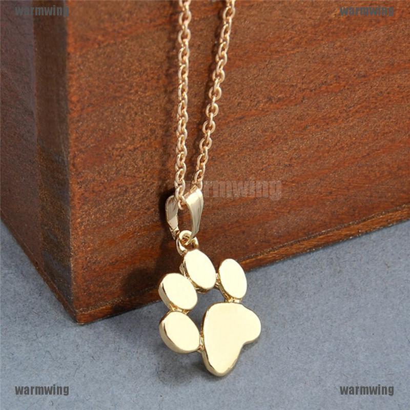 Vòng cổ HợP Kim HìNh DấU Chân CúN Dễ Thương ThờI Trang Cho Nữ