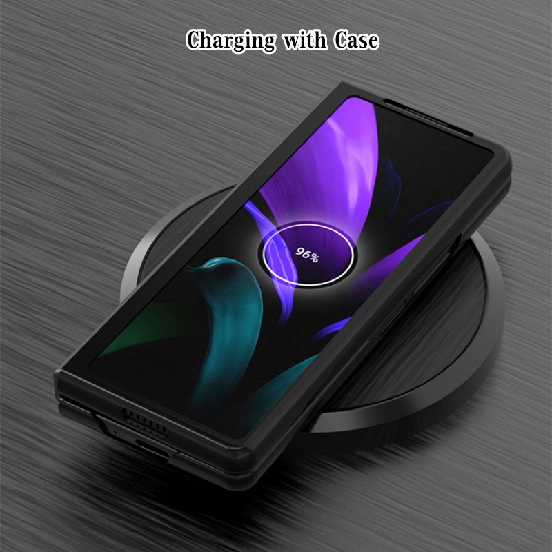 Bao da điện thoại carbon cứng cáp dành cho Samsung Galaxy Z Fold 2 5G