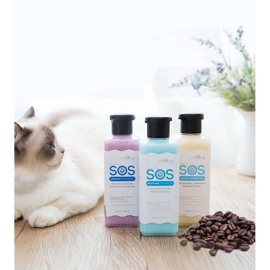 Sữa Tắm SOS Cho thú cưng mùi hương dịu nhẹ - Dung tích 530ml/chai, sữa tắm cho chó, sữa tắm cho mèo