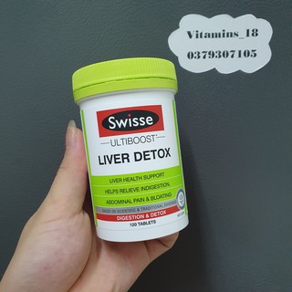 Bổ gan Swisse Liver Detox 120 viên của Úc [Date xa]