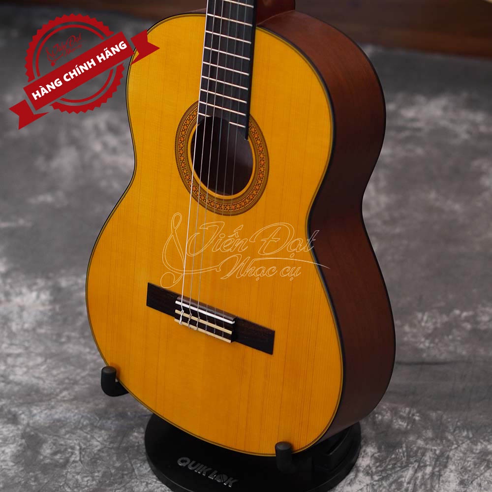 Đàn Guitar Classic Yamaha CG122MS Dòng Model Có Mặt Đàn Bằng Gỗ Nguyên Tấm, Chắc Chắn, Bền Đẹp Gia Điệu Cơ Bản Rõ Ràng
