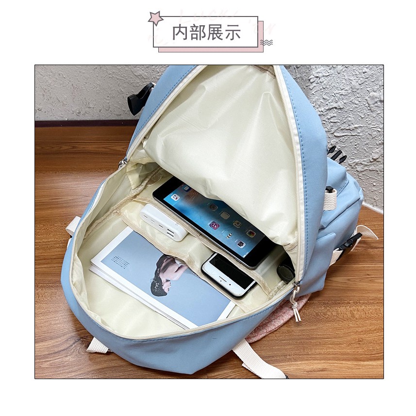 Balo ulzzang chống nước phong cách - B120