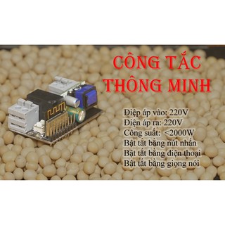 Công tắc, ổ cắm thông minh điều khiển từ xa Wifi, điều khiển bằng giọng nói, hẹn giờ thiết bị cho mọi loại đế âm