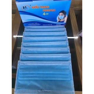 Hộp 50 chiếc khẩu trang y tế 4 lớp