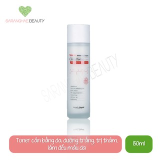 Nước cân bằng dưỡng trắng , mịn , sáng da Angel's Liquid Tone up Whitening Program Glutathione Essence 150ml
