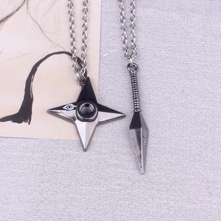 Vòng cổ Thép Không Gỉ Mặt Hình Naruto Shuriken Ninja