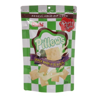 Snack Oishi Pillows Nhân sữa dừa 85g
