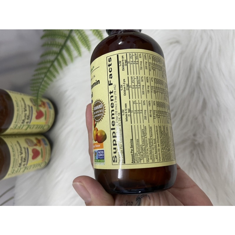 Siro uống Childlife Multivitamin vị cam 237ml.