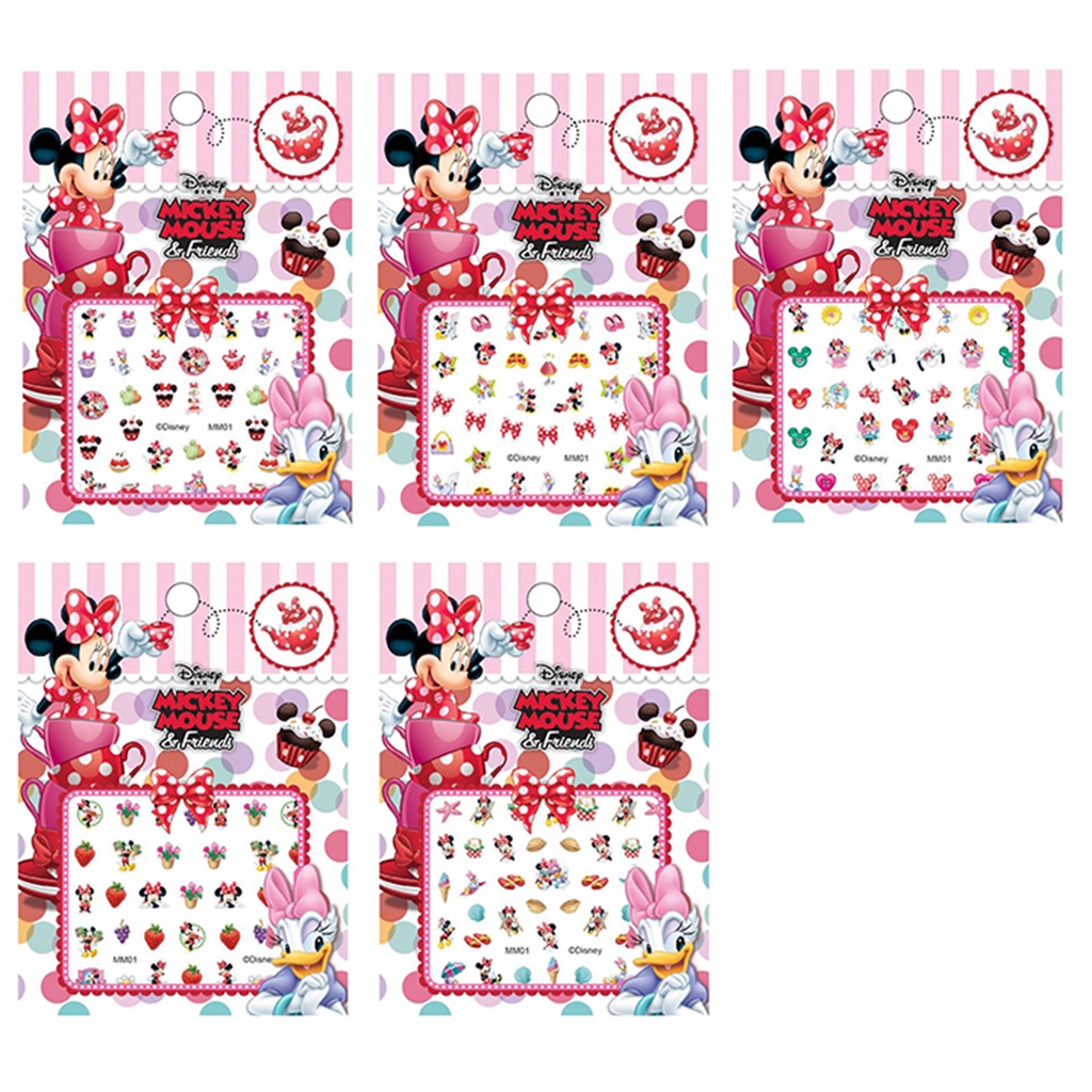Set dán móng tay 3D công chúa Elsa mẫu mới đáng yêu cho bé
