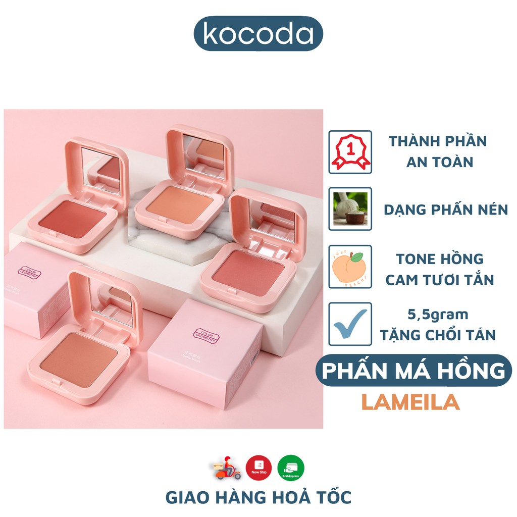Phấn Má Hồng Lameila Gốm Vitality Blush - KOCODA